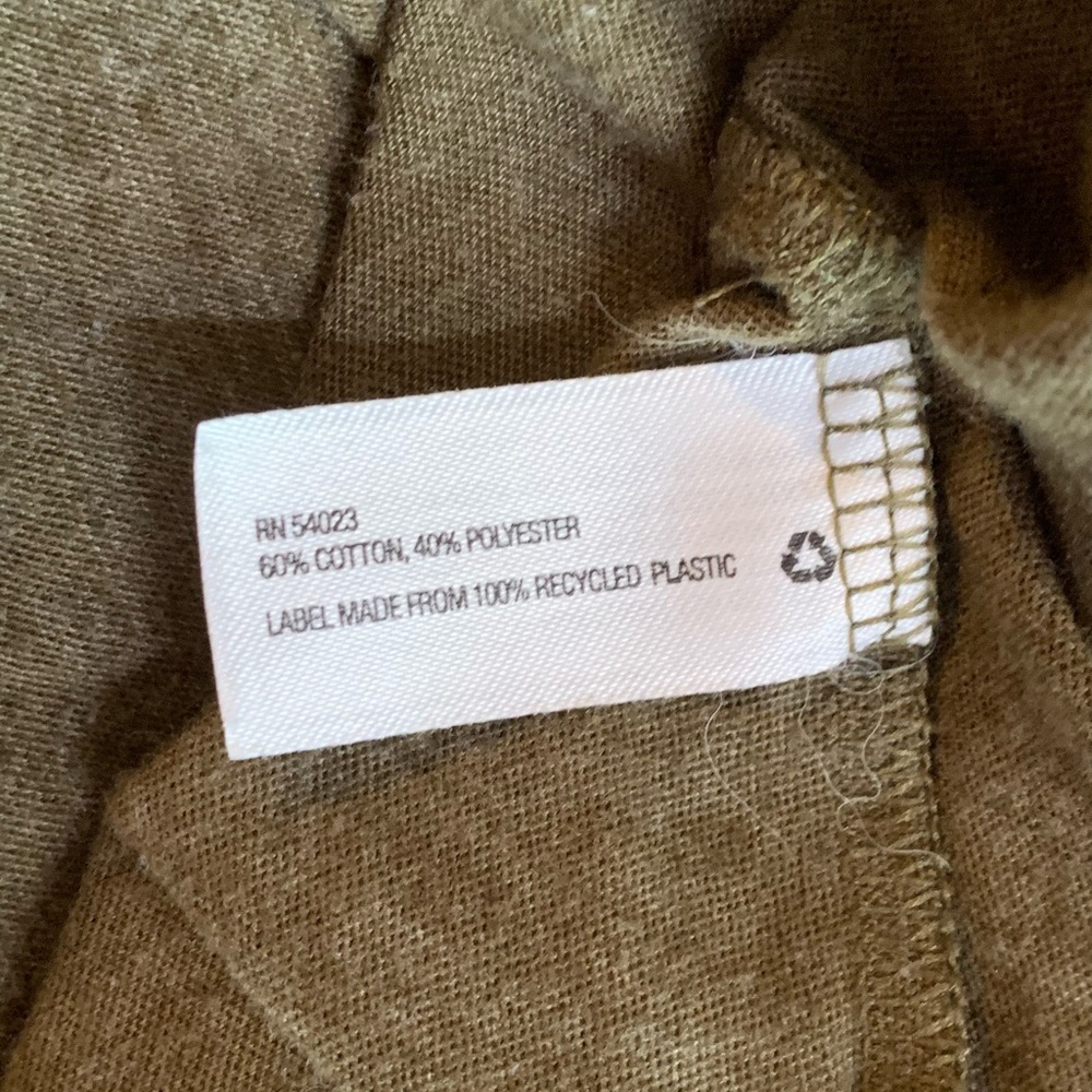 GAP Olive Drab Basic Long Sleeve Tee - image 5